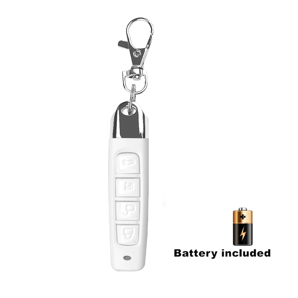 KEBIDU Keychain 433MHZ Remote Control Garage Gate Door Opener Remote Control Duplicator Clone Cloning Code Car Key