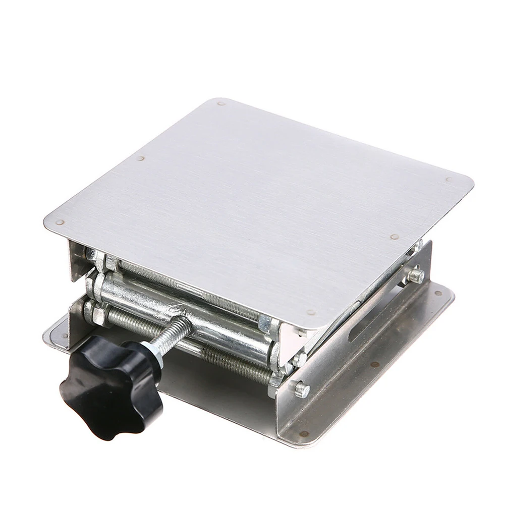 Stainless Steel  Lift Lifting Lab Platform Stand Lifter for Router Bench Table Woodworking