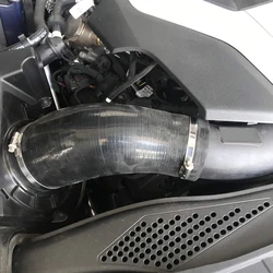 Black High Flow Turbo Inlet Pipe Silicone Turbo Inlet Performance Intake Hose For B9 Audi S4 S5