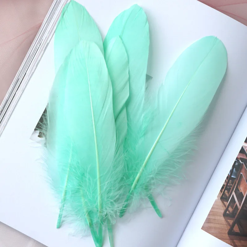 15Cm-20Cm Big Natural Goose Feathers For Crafts Decoration Carnival Jewelry Making Accessories Goose Feather DIY Pens Decorative