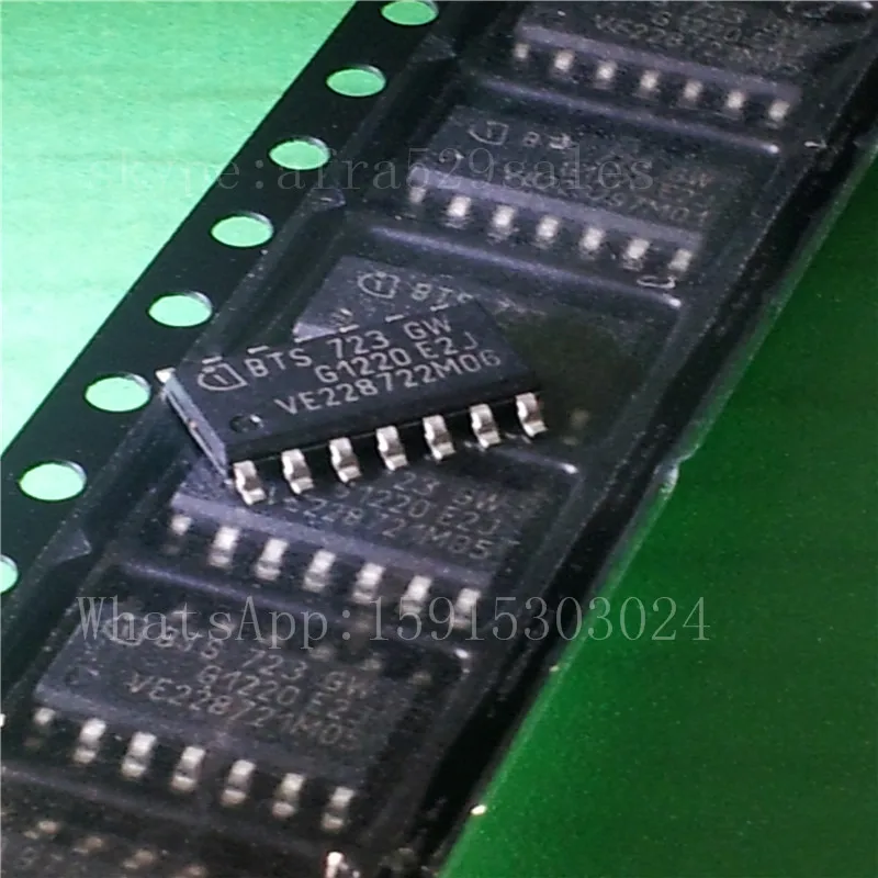 10PCS/LOT BTS723GW BTS723 BTS 723 GW 723GW SOP14 IC power switch bridge driver Chips For Car Repair