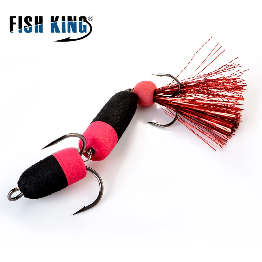 FISH KING Mandula Fishing Lure Soft Lure Foam Bait Swimbait Wobbler Bass Pike Lure Minnow Insect Artificial Baits Fishing Tackle