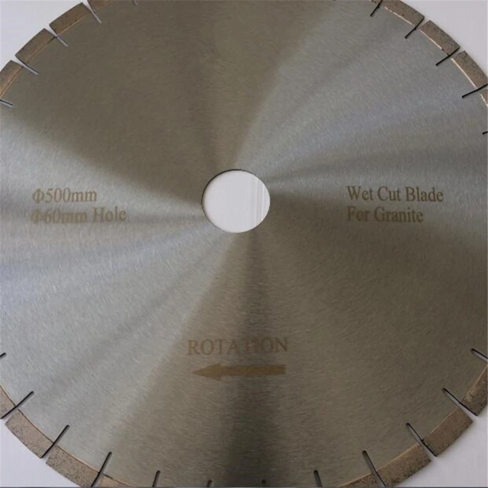 DB25 سعر المصنع D500mm عالية التردد لحام شفرات منشار دائري 20 بوصة الجرانيت حجر القرص السلس قطع لا التقطيع 1 قطعة