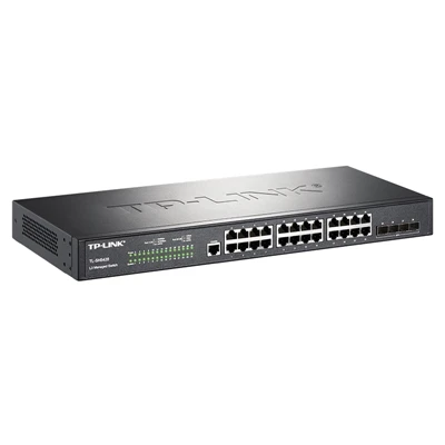 10Gbps Ethernet 4*10000Mbps SFP + Optical พอร์ตชั้น3 Management 24 * RJ45พอร์ต Gigabit 16K MAC, VLAN IPv6