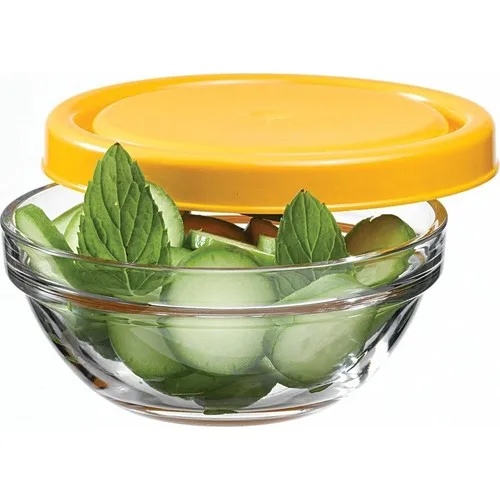 Yellow Cap Bowl 6 Pcs Bowls Bowls Plates Tableware Dinner Snack Salad Fruit Vegetable bowl dish plate dessert plates