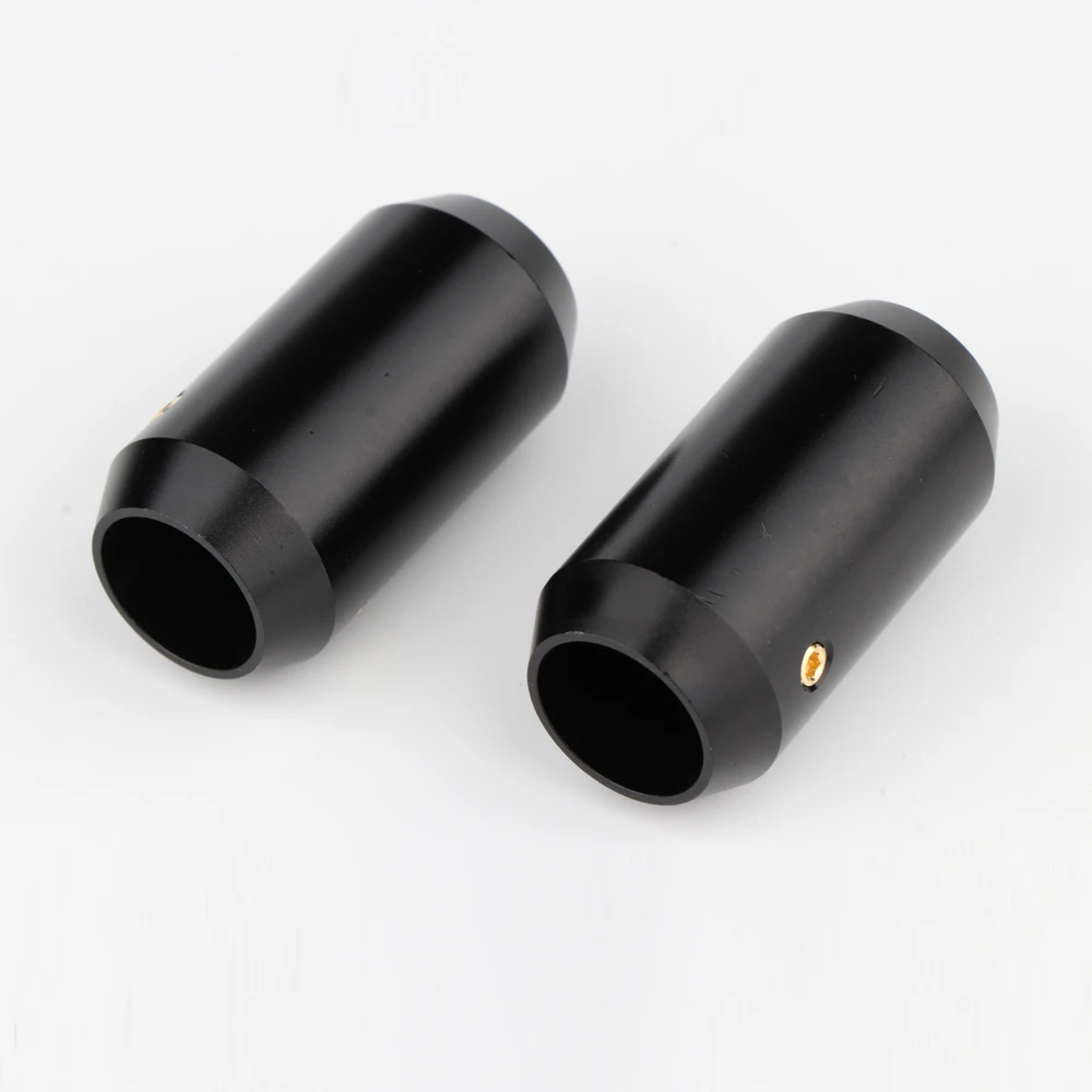AL-1607/1608 b Hifi-Audio hose y Splitter 1 bis 2 Lautsprecher 7mm RCA-Kabel, Audio-DIY-Anschluss schwarze Kabel Drahts tiefel – Detail 9