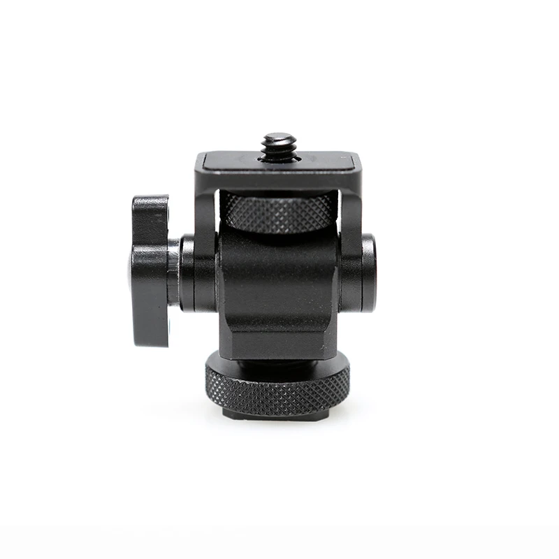 Vaxis Tilting Shoe Adapter Mount 1/4” Thread Hole For Wireless Video System Microphone Monitor