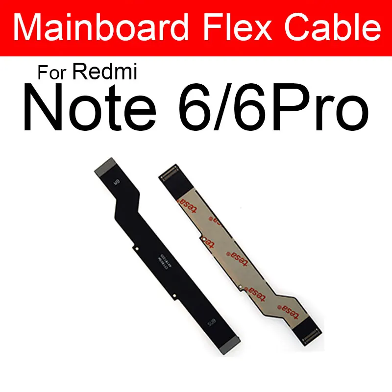 LCD Motherboard Flex Cable For Xiaomi Redmi Note 6 7 8 9 Pro Max 8T 9T 9S 4G 5G Mainboard Connector Flex Ribbon Repair Parts