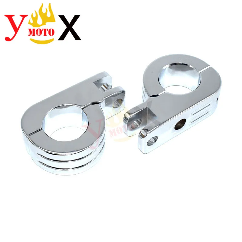 32/38 MM Highway Crash Bar Foot Peg U Clamps Bracket Mounting Kits For Harley Sportster 883 1200 48 72 Iron Touring Tri Glide