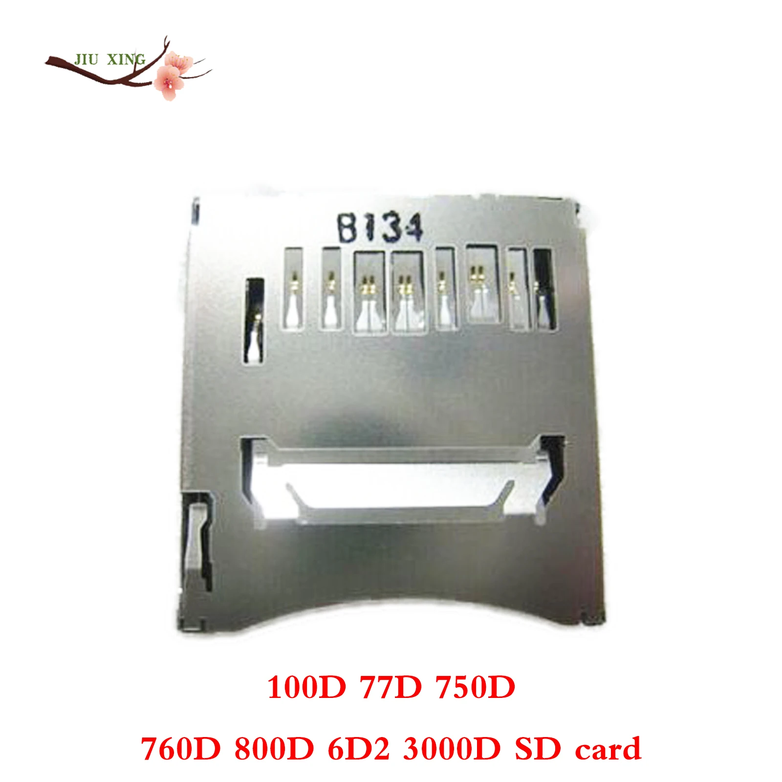 New original Camera Memory Card SD Card Slot Repair Part For Canon EOS 100D 77D 750D 760D 800D 6D2 3000D SD Card