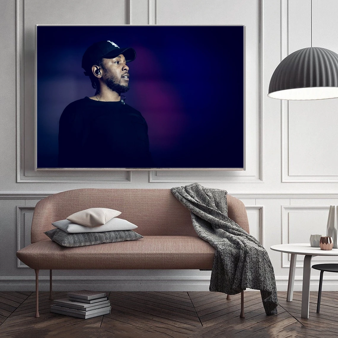 Kendrick Lamar Poster Music Rapper Poster Album Cover Pop Star Canvas Art Poster Print, Home Decoration Wall Painting, No Frame