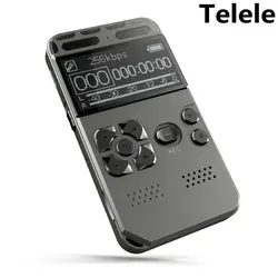 Digital Voice Recorder Voice Activated Mp3 player 32GB Music Player Card One-button Record Noise Reduction Dictaphone V35