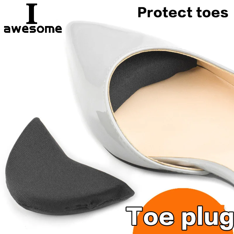 2Pcs 1Pairs Soft Sponge Insole Cushion Front Foot Shoe Pads High Heel Metatarsal Shoe Insert Comfortable Relax Fill Empty Space