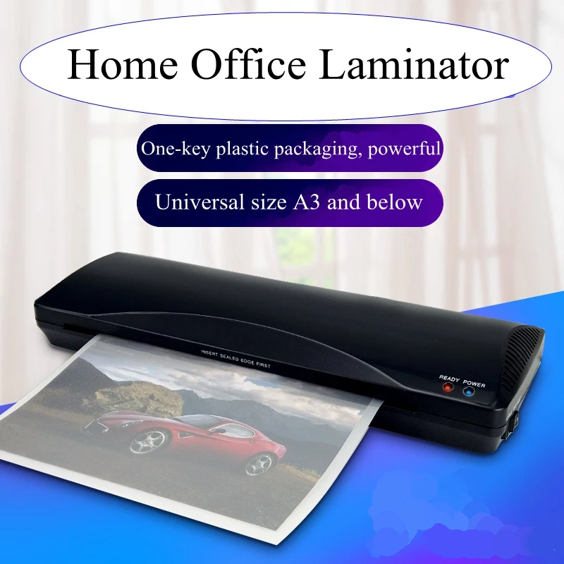 LM382 Photo Laminator A4/A3 Gluing Machine Photo Sealing Machine Home Office Laminating Machine