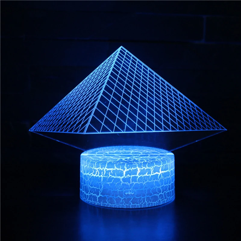 Acrylic 3D Illusion Table Lamp World Building Eiffel Tower For Home Room Decor 7 Color Changing LED Night Lights Holiday Gift