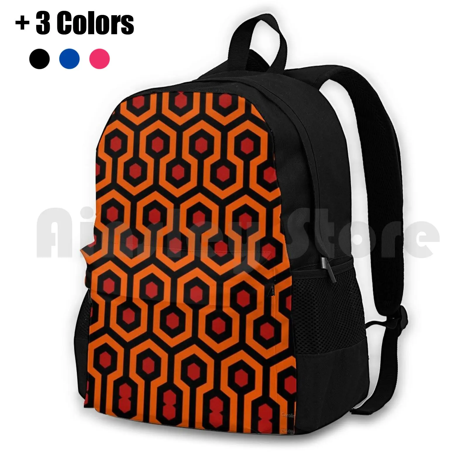 Shining Carpet Outdoor Hiking Backpack Riding Climbing Sports Bag Stephen King Horror Overlook Hotel Shining