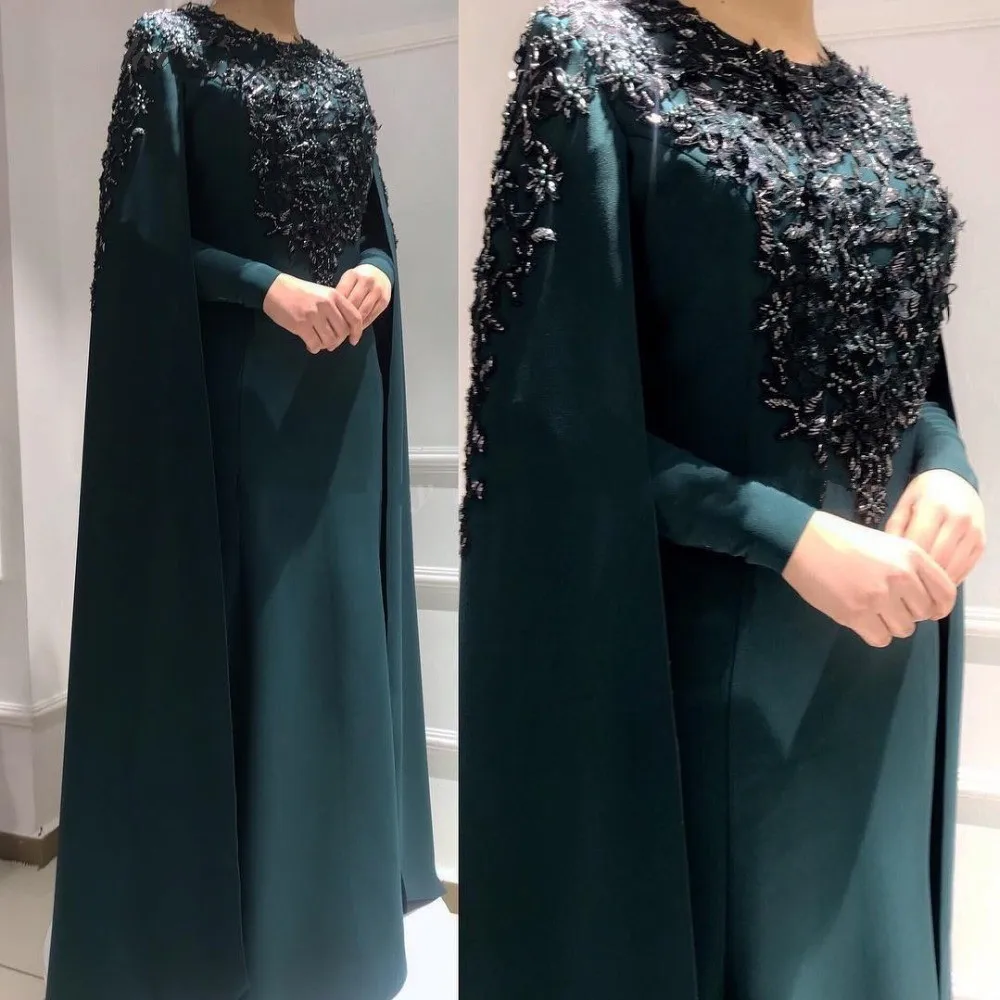 Muçulmano vestidos de baile de noite 2020 mulher longa festa noite elegante plus size árabe vestido formal