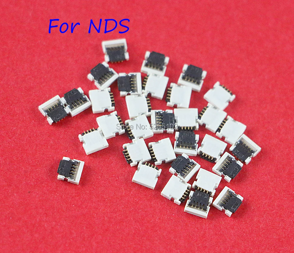3DS NDS 교체 마더 보드 커넥터 용 1 개/몫 LCD 화면 백라이트 소켓 클립 전원 충전 도크
