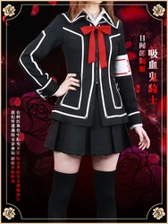 Disfraz de Anime de caballero vampiro para hombre y mujer, uniforme escolar, Cosplay