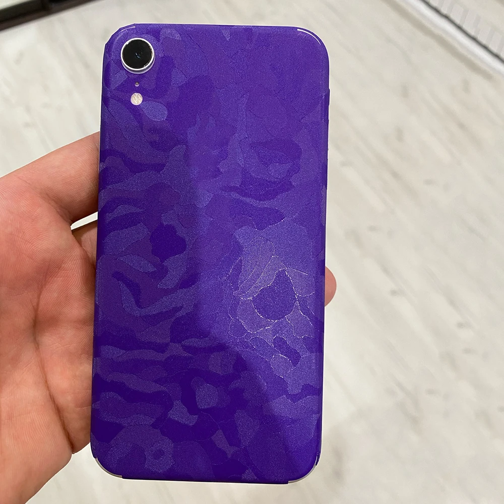 

Dropshipping Camouflage Stickers For iPhone XR 12 11 Pro Max mini SE2 XS iPhone7 8 5 SE 5s 6s 6 Plus Protector Back Film