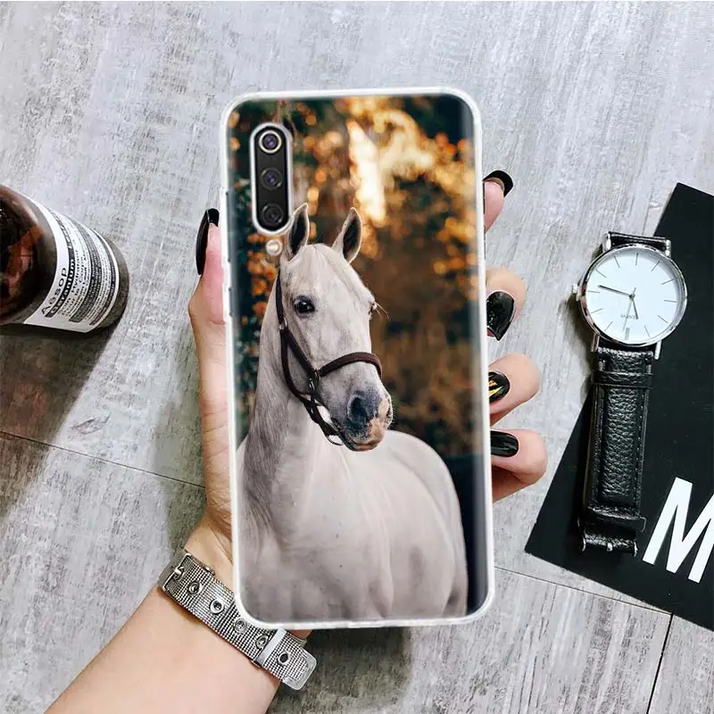 Horse Great Beauty Galloping Phone Case For Xiaomi Redmi Note 13 12S 12 11S 11E 11 Pro Plus 11T 10S 10 9S 9 + 8T 8 7 Art Pattern