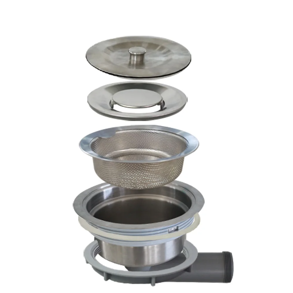 Talea Drain Kitchen Sink Strainer 185 MM All Steel Downcomer Japan and South Korea Style XP395