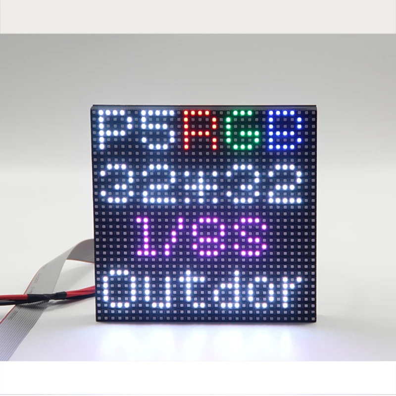 Outdoor Full Color IP65 SMD2525 Led Rgb Panelen 3In1 Hub75E 160*160Mm Waterdichte P5 Outdoor Display Led Module