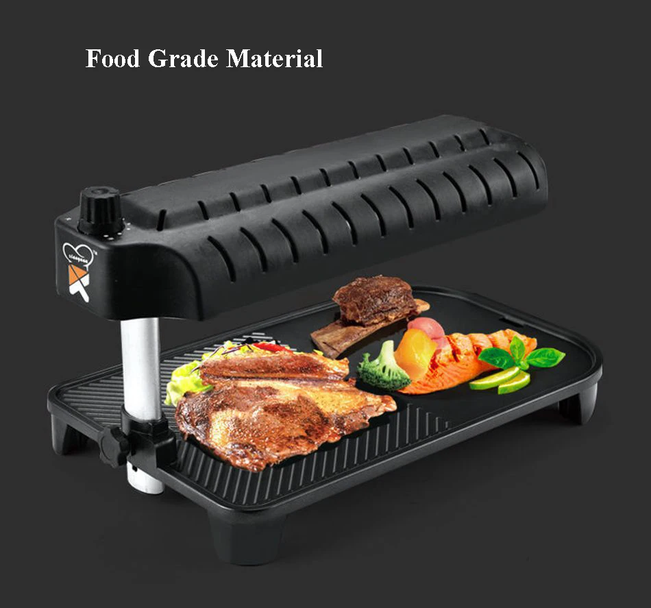 3D Infrared Electric Grill BBQ Machine Korean Non-stick Smokeless Barbecue Electromechanical Baking Pan Electric Grill