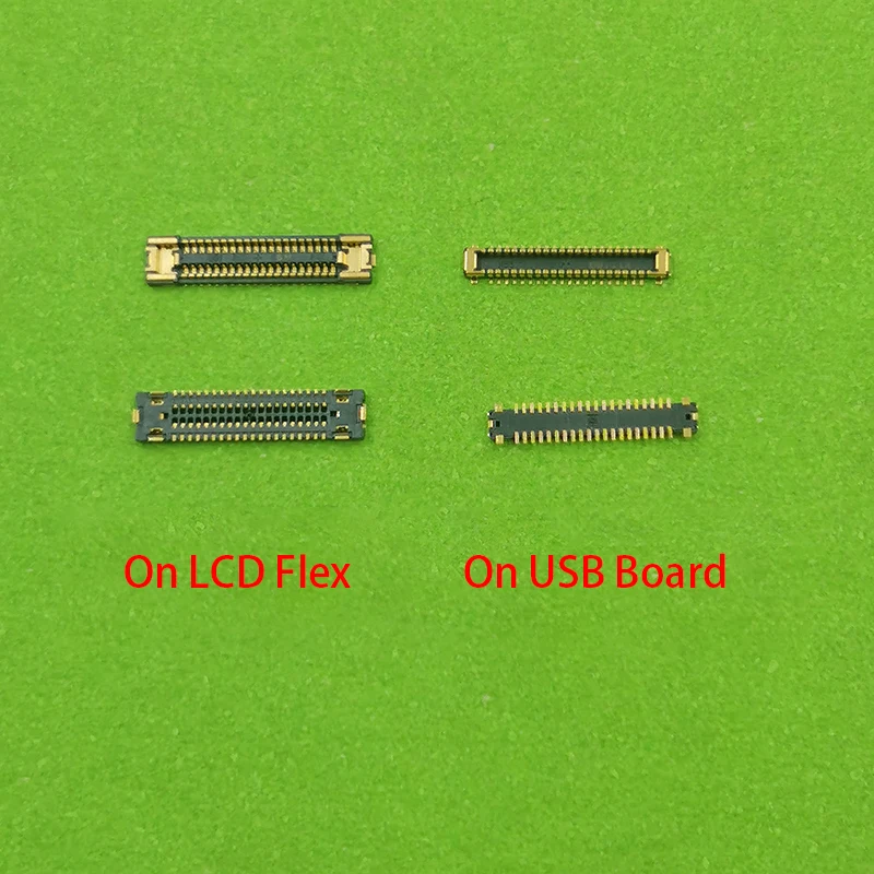 2pcs LCD Display FPC On Board For Samsung Galaxy A40 A405 DS FN A905 F A90 A9080 5G A908 N A908B Screen Flex Connector 78 40 Pin