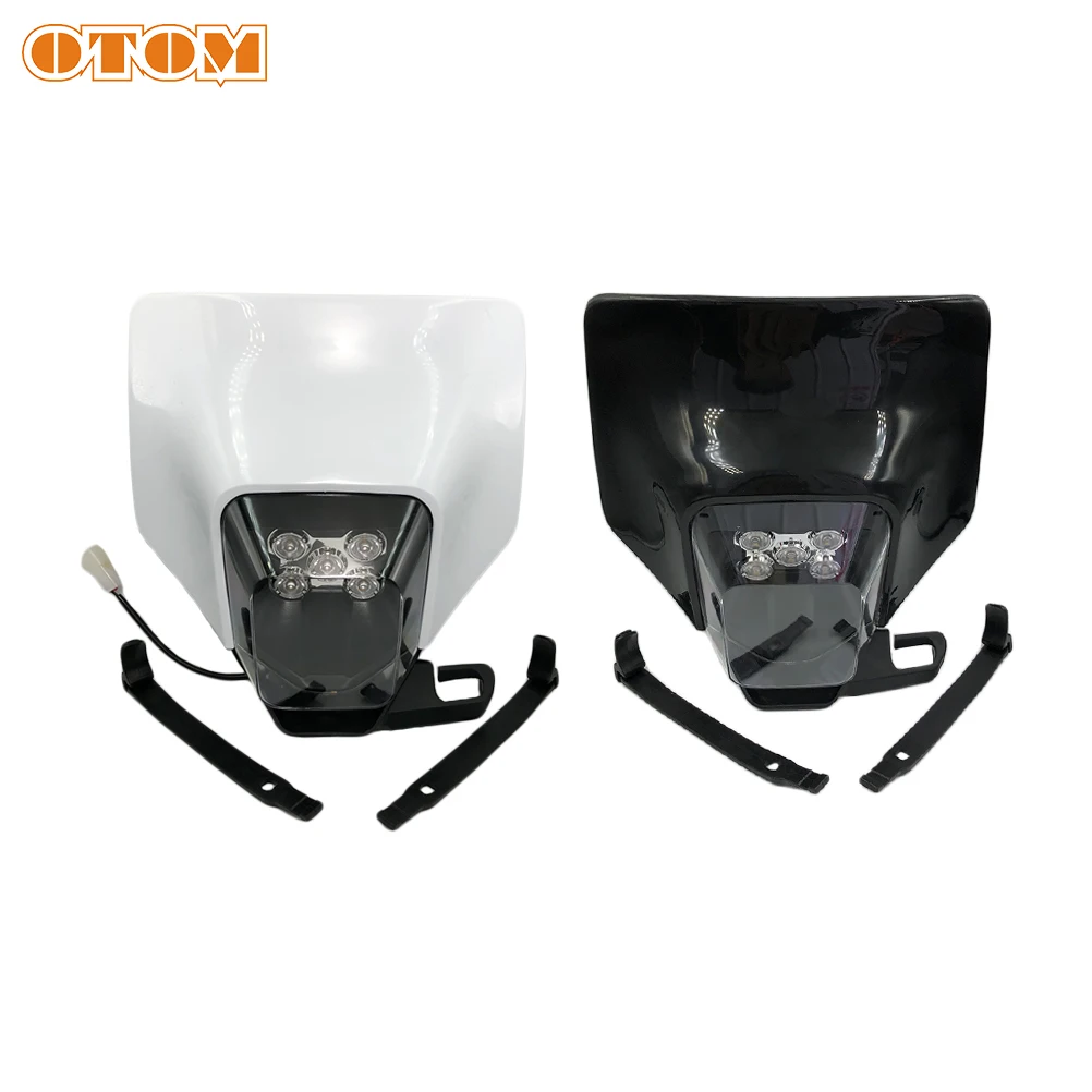 

OTOM New Motorcycle LED Headlight Headlamp 5 Lamp Beads Lighting For HUSQVARNA FC TC TX FX 125 250 300 350 450 Head Lamp Fairing