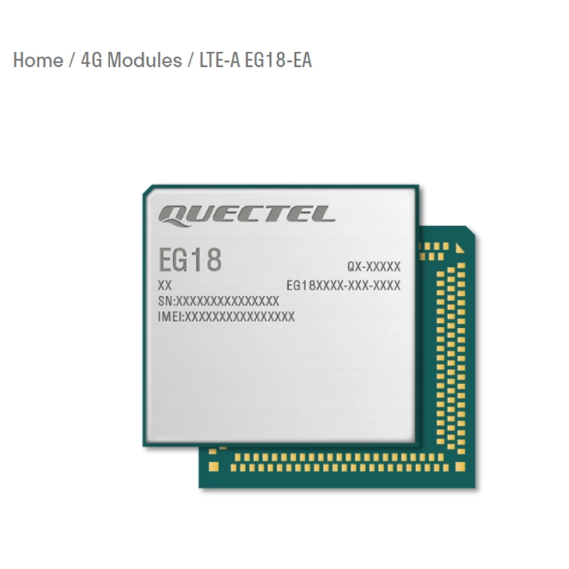 Quectel EG18 EG18-EA EG18EAPA-512-SGAS 4G LTE Cat18 module LGA package 1.2Gbps downlink 150Mbps uplink