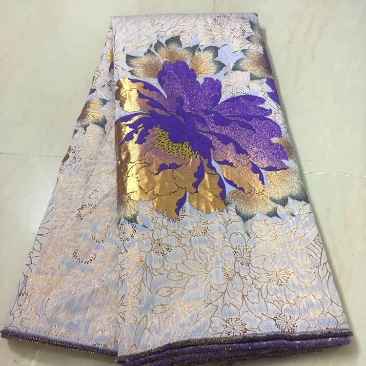 

2021 Latest African Brocade Lace Fabric High Quality French Jacquard Lace Fabric Nigerian Lace for Sewing Party Dress KJK21112