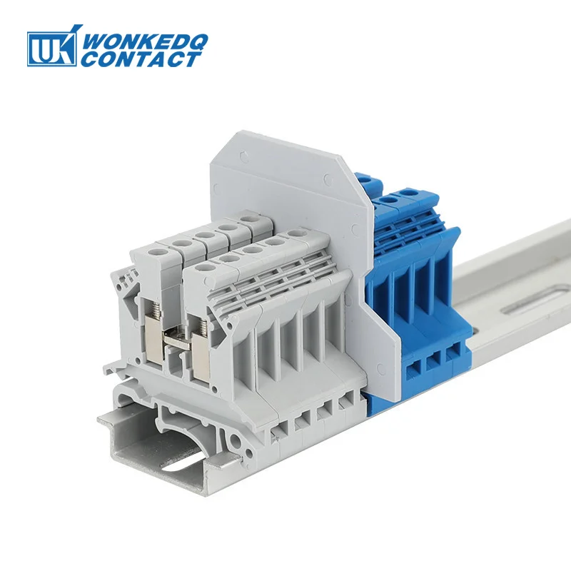 1Pc ATP-UK For Universal UK Screw Series Group Separation L57.5/H47/W1.5 Din Rail Terminal Block Accessories Partition Plate