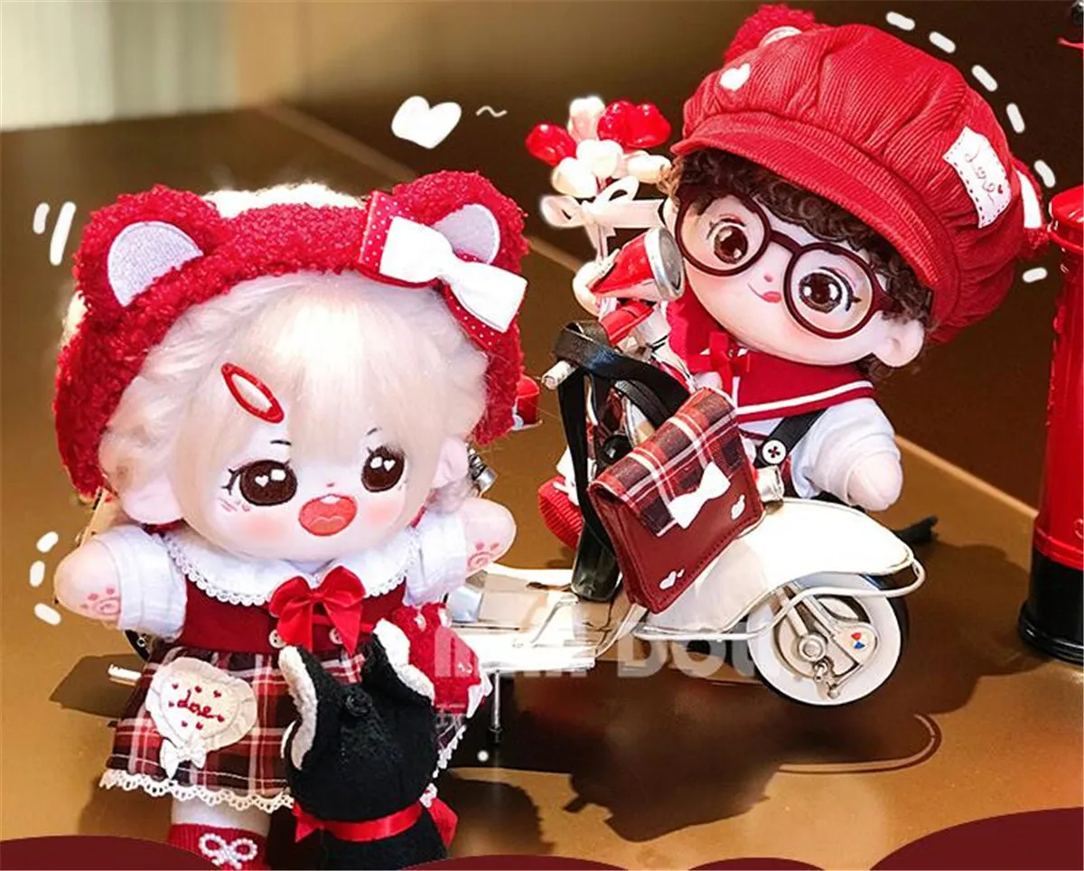 

Cosmile Original Hand-made Doll Clothes Clothing Hot Chocolate Bear Outfit Skirt Beret Suits Pre-sale in end September