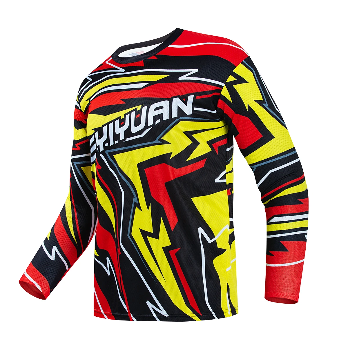 

KEYIYUAN 2023 Long Sleeve Mtb Downhill Jersey Motocross Men Bike T-shirt Road Riding Bicycle Sweat Shirt Maillot Ropa Ciclismo