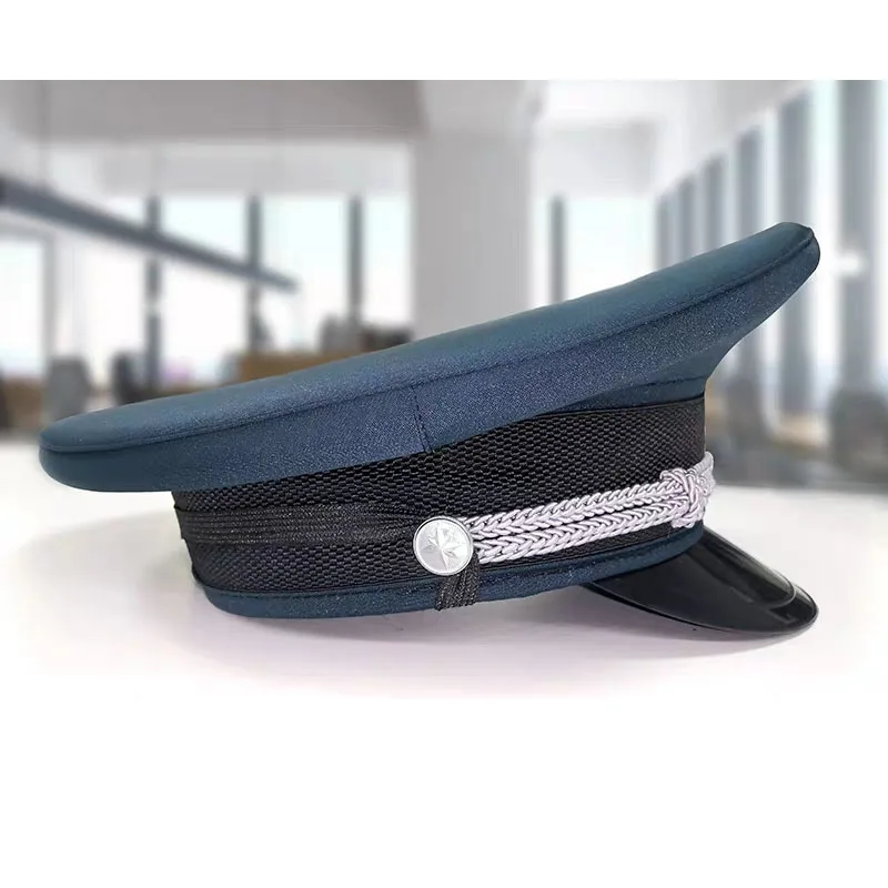 Free shipping new 2014 security apparel & accessories security guard hats & caps men military hats men police hats