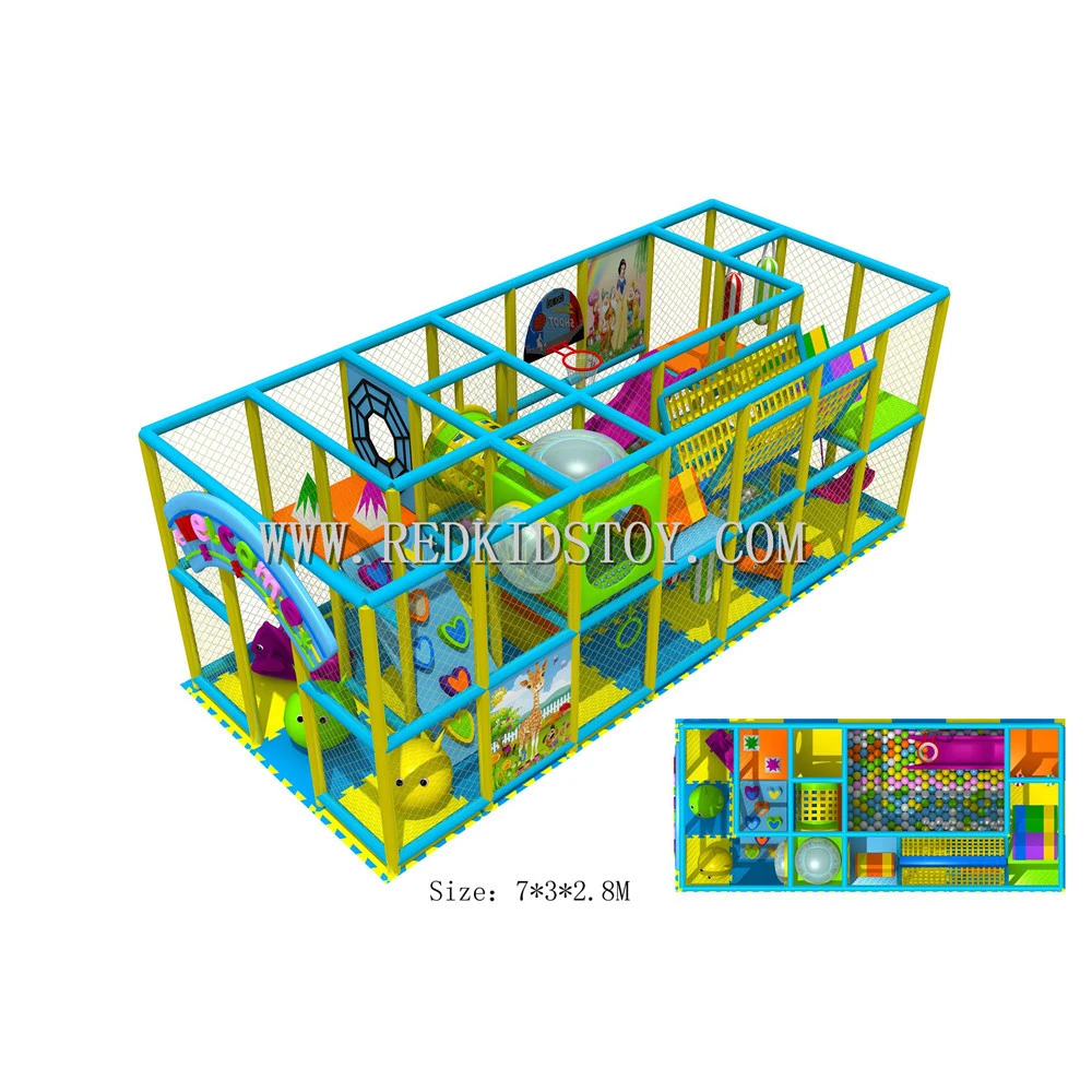 Custom-made Kids Playground System CE Approved Kindergarten Indoor Playground 150723