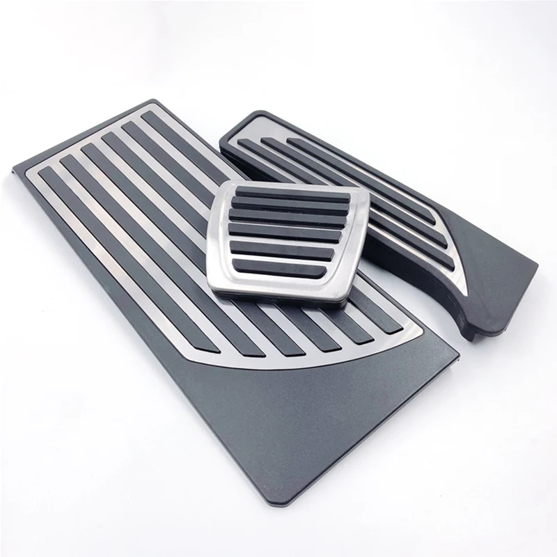 Car Foot Pedal Cover Accelerator Fuel Brake Pedal Cover Non-slip Pads For Alfa Romeo Stelvio 2016-2020 Stainless Steel