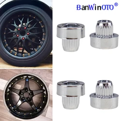 Universal Car Roda Rebites, Substituição De Plástico Rebites, Porcas Studs Parafusos, Aro e Lábio Decoração, 100 PCs por Conjunto, 6,3 milímetros