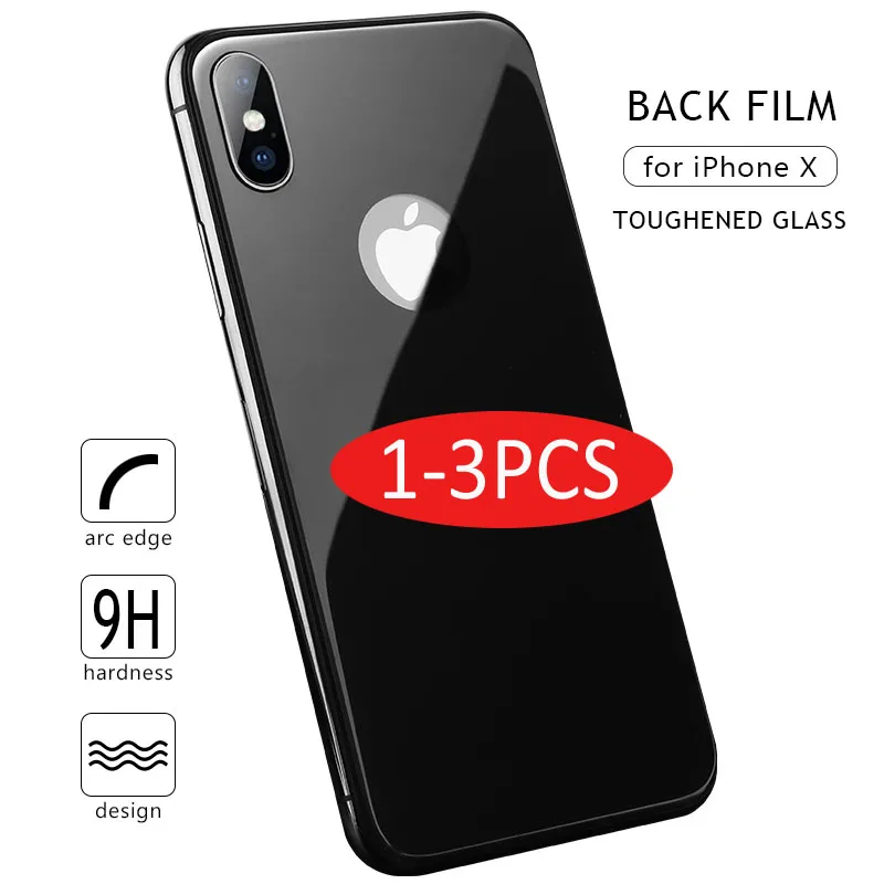 For iPhone 14 13 12 11 Pro XS MAX XR Protective Back Tempered Glass For iPhone 7 8 Plus 12mini Back Cover Film