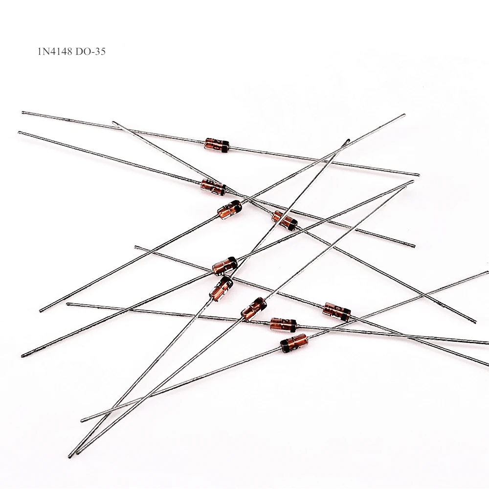 1N4148 DO-35 صغيرة عالية السرعة تبديل إشارة الصمام الثنائي