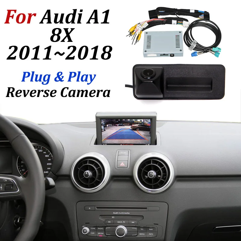 

Front Rear View Camera Kit For Audi A1 8K 2011-2018 Original Display Screen Upgrade Interface Adapter Backup Reverse CAM Decoder