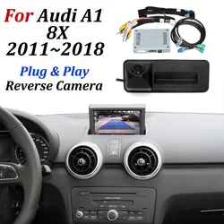 Front Rear View Camera Kit For Audi A1 8K 2011-2018 Original Display Screen Upgrade Interface Adapter Backup Reverse CAM Decoder