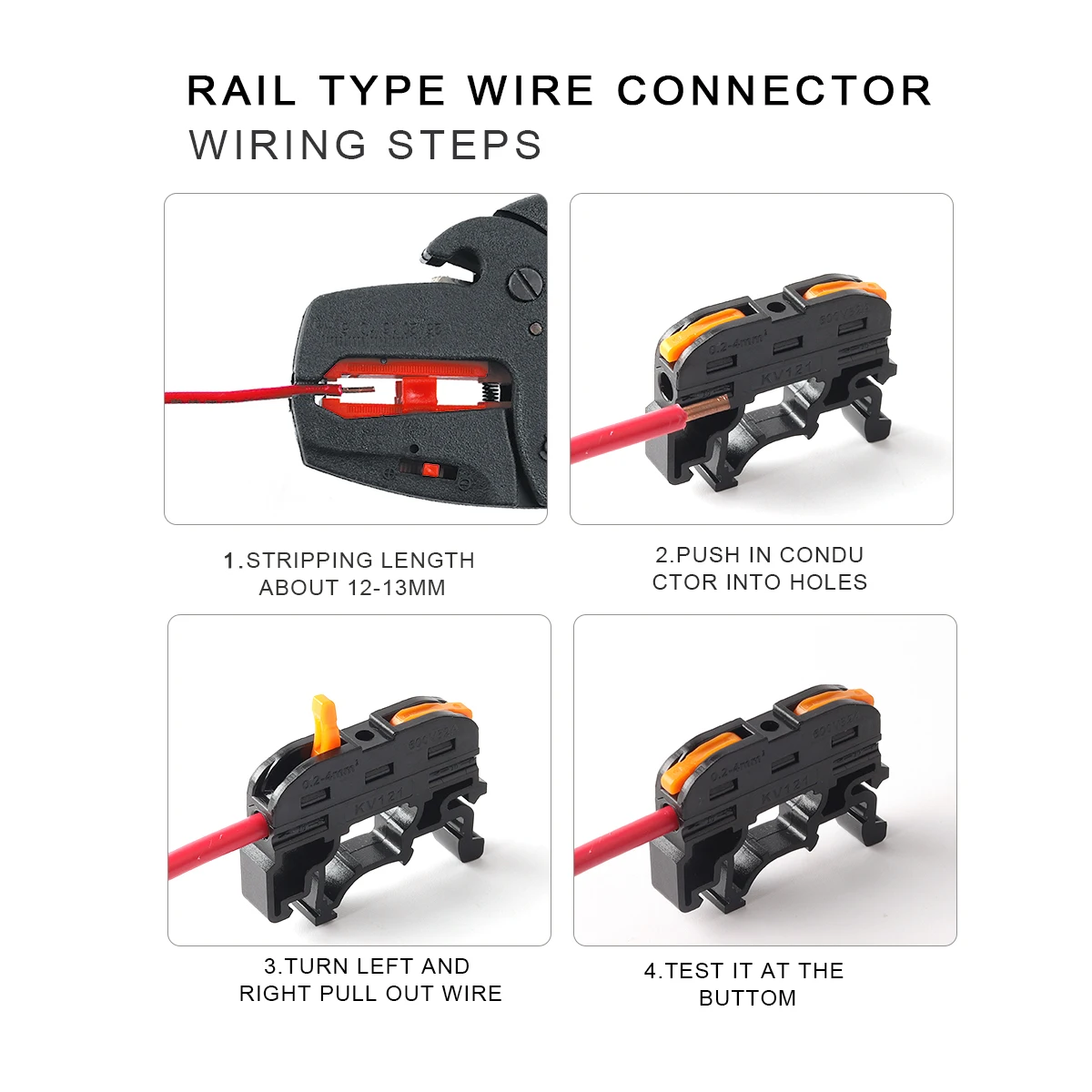 Din Rail Type Terminal Block Quick Wire Connector Compact Dirigent Splicing Kabel In Plaats Van Uk 2.5B Push-In Bedrading conector