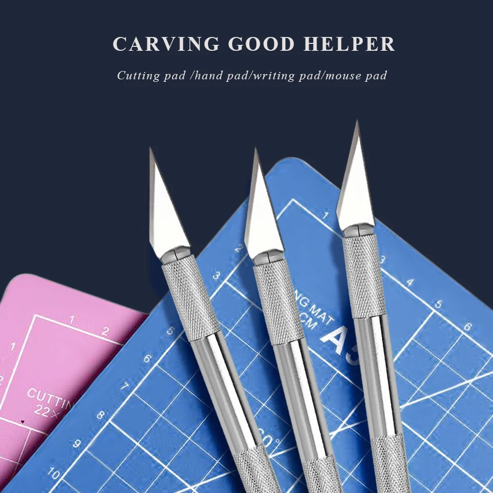 Jianwu 4 Bldes Sharp Blade Carving Mes Combinatie Eenvoudige Utility Mes Carving Utility Diy Art Creatie Kantoorbenodigdheden