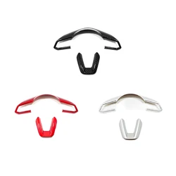 Silver Carbon Red For Mazda 2 3 6 CX-3 CX-5 CX-4 CX8 CX-9 Axela Atenza 2017 2018 2019 Car steering wheel switch frame deco Cover