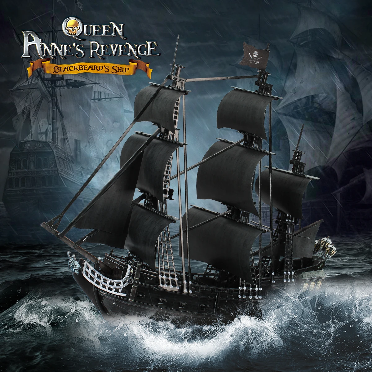 CubicFun 3D Puzzles Large Pirate Ship 26.6\