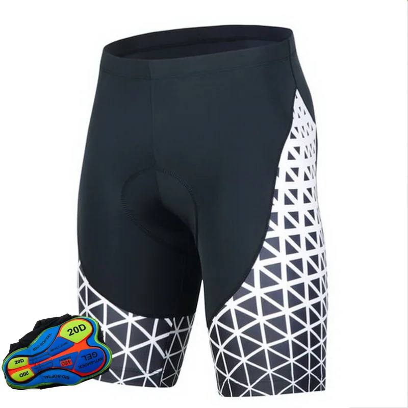 Quick-drying Men Cycling Shorts Summer MTB Shockproof Underwear Padded Road Bike Shorts Lycra Bicycle Shorts Pants Ropa