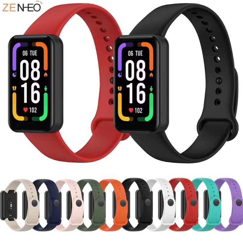 Dla Redmi Smart Band Pro Wymiana bransoletki Miękki silikonowy pasek do zegarka Dla Xiaomi Redmi Band Pro Sport Band Pasek na nadgarstek Correa