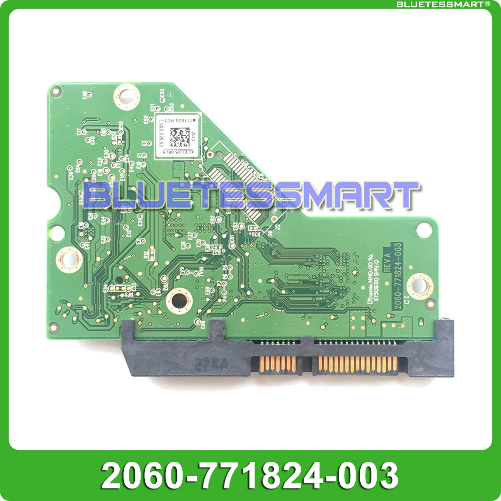 Placa lógica PCB HDD 2060- 771824 -003 REV A para recuperação de dados de reparo de disco rígido WD 3.5 SATA
